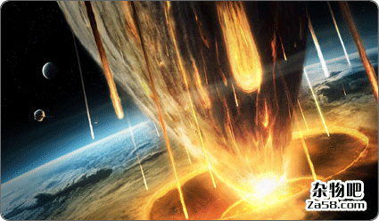 模拟视频：直径500公里小行星撞击地球 感受世界末日 杂物吧